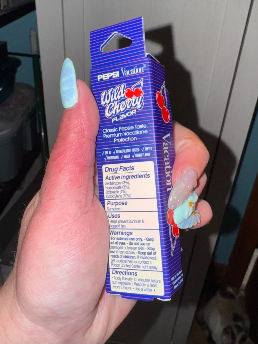 Pepsi wild cherry spf tinted lip gel